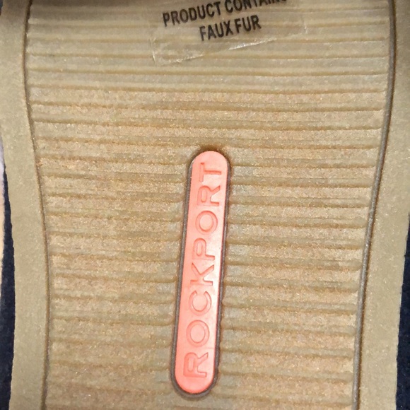 Rockport Trutech Veda Faux Fur Lined Slipper Boots in Navy Women’s 6M NWT NIB - Picture 9 of 9